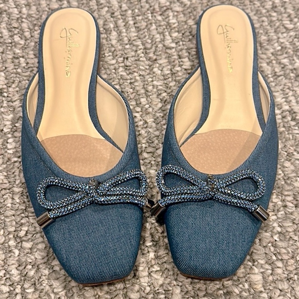 Anthropologie Guilhermina Ballet Inspired Mules Flats